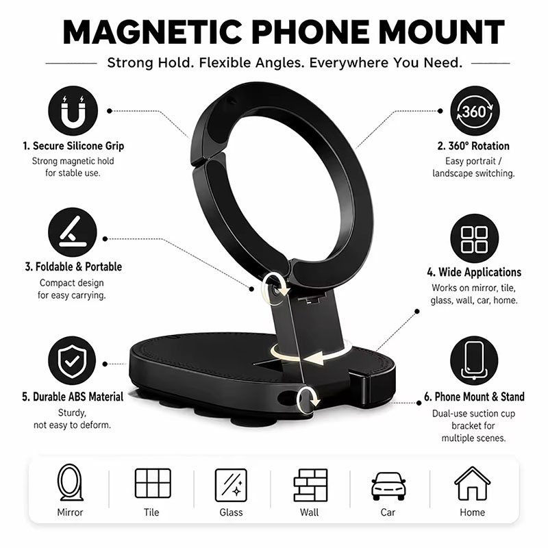 Supporto magnetico pieghevole  - Waders recensione e prezzo