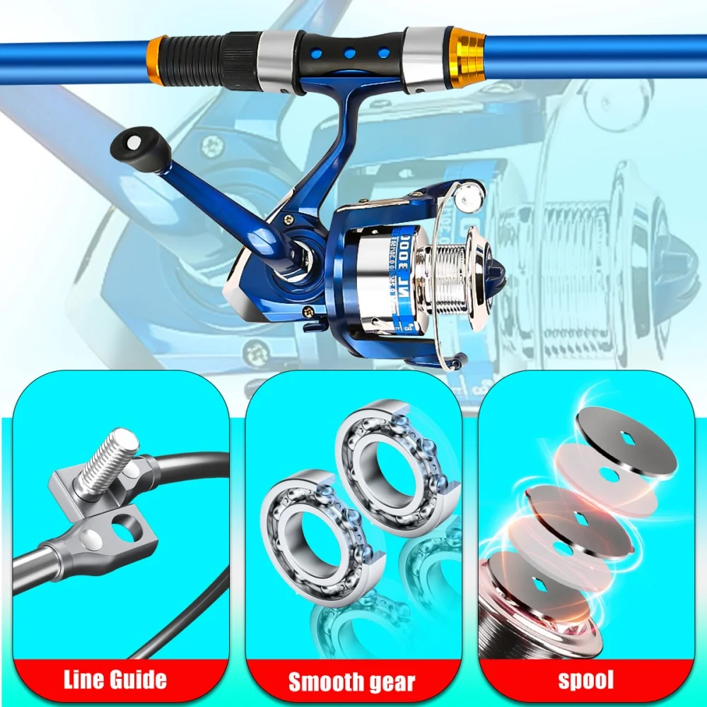 Set di canne da pesca telescop - Fishing Equipment Line recensione e prezzo